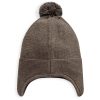 Clothing Mamas and Papas | Pom Knitted Hat - Chocolate Brown