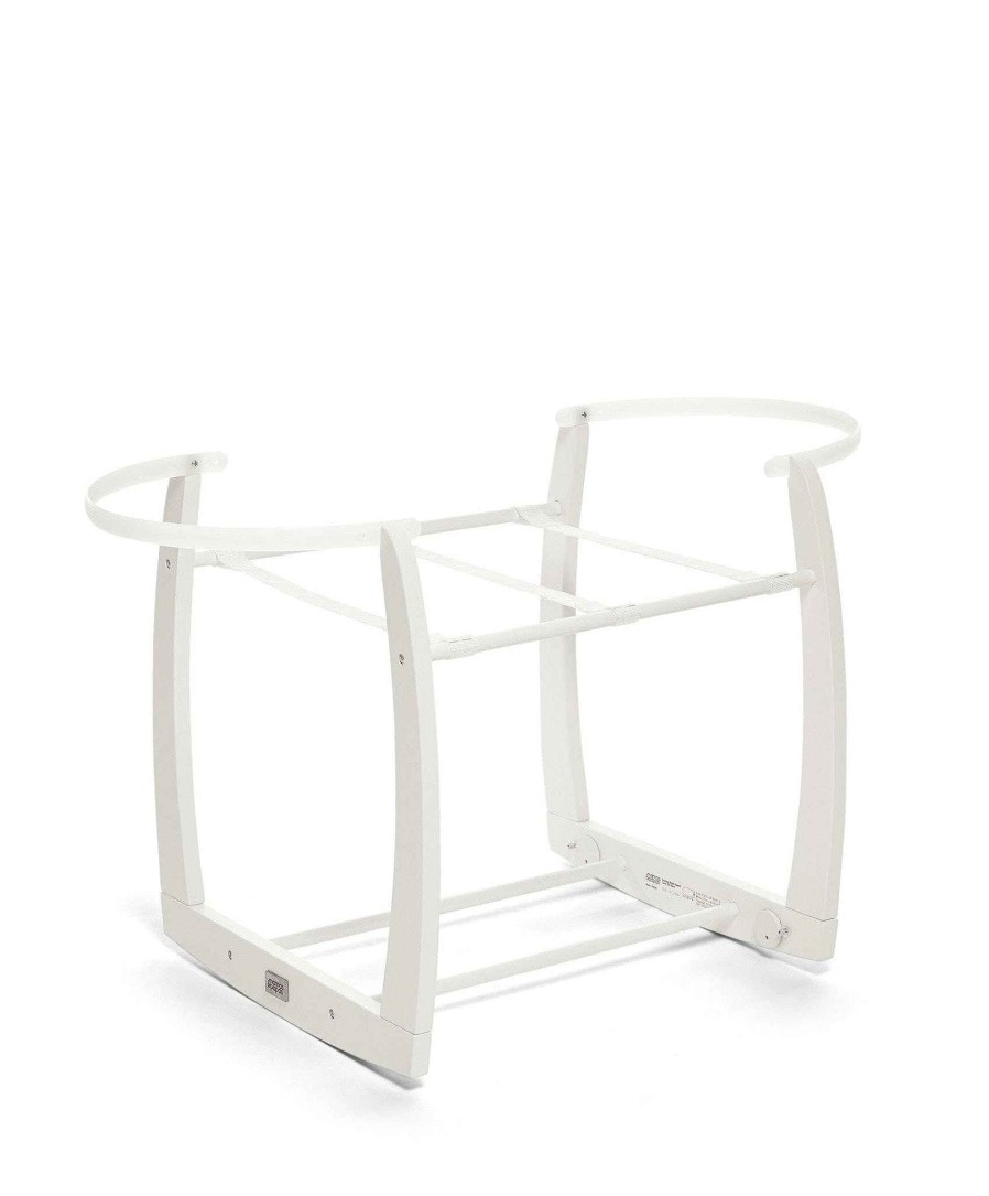 Furniture Mamas and Papas White Nursery Furniture | Moses Rocking Stand - White