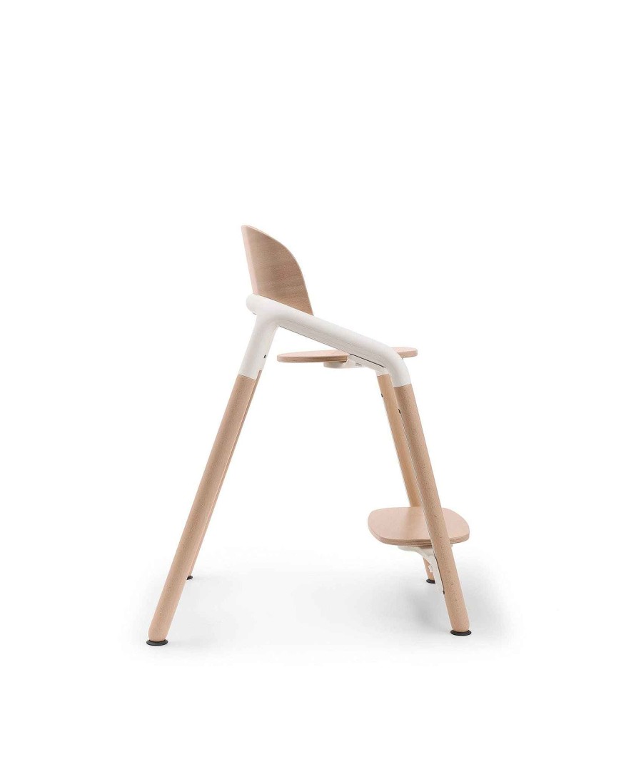 Feeding & Weaning Bugaboo Baby Highchairs | Bugaboo Giraffe Highchair Base - Neutral Wood/White