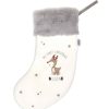 Christmas Mamas and Papas Christmas Decorations And Stockings | Babys First Christmas Stocking - White