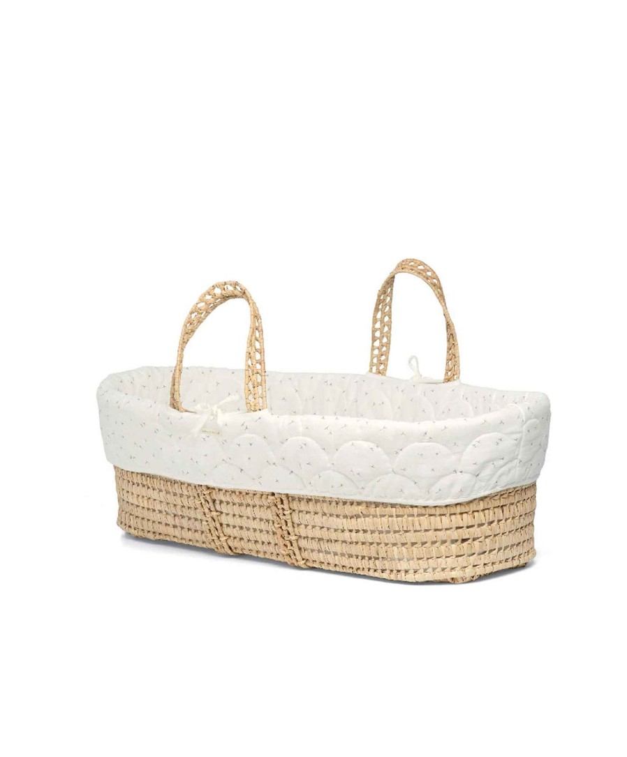 Nursery Mamas and Papas Moses Baskets | Welcome To The World Seedling Moses Basket - Neutral