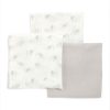 Nursery Mamas and Papas Baby Girl Bedding | Large Elephant Muslin Cloths - 3 Pack