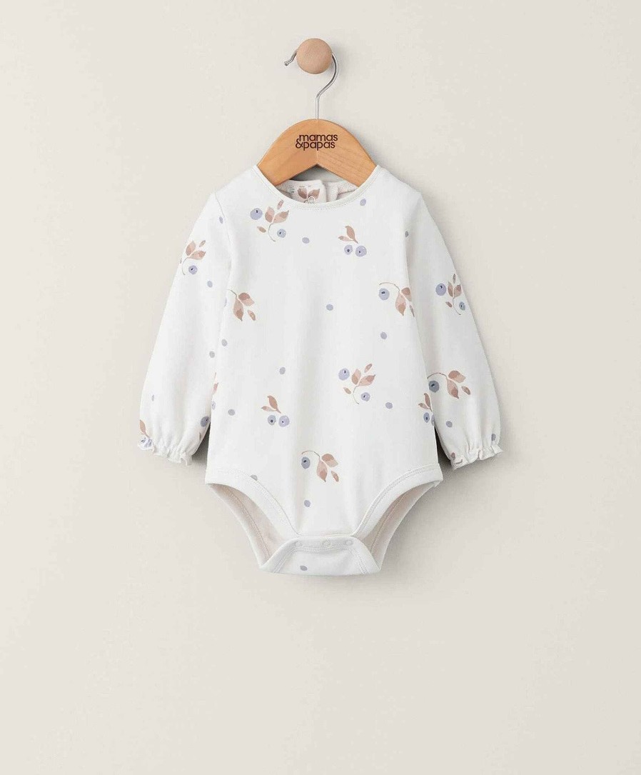 Clothing Mamas and Papas | Berry Floral Bodysuit