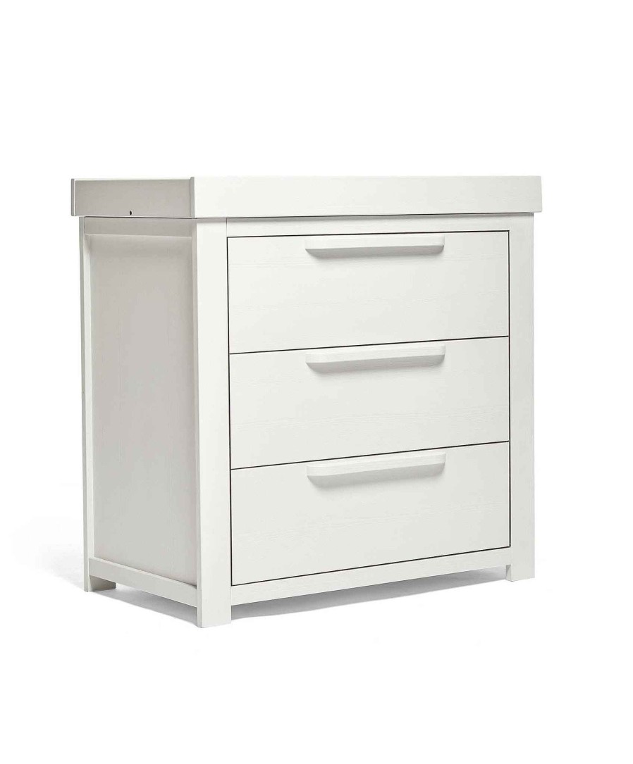 Furniture Mamas and Papas White Nursery Furniture | Franklin Dresser & Changer - White Wash