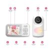 Nursery VTech Night Lights | Vtech Vm3263 2.8" Video Baby Monitor With Night Light In White