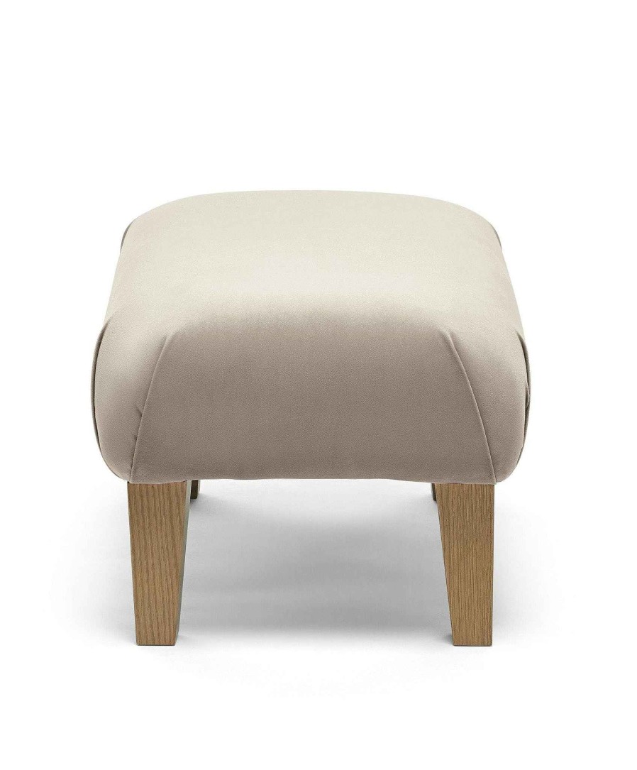 Furniture Mamas and Papas Nursing & Feeding Chairs | Hilston Footstool In Stone