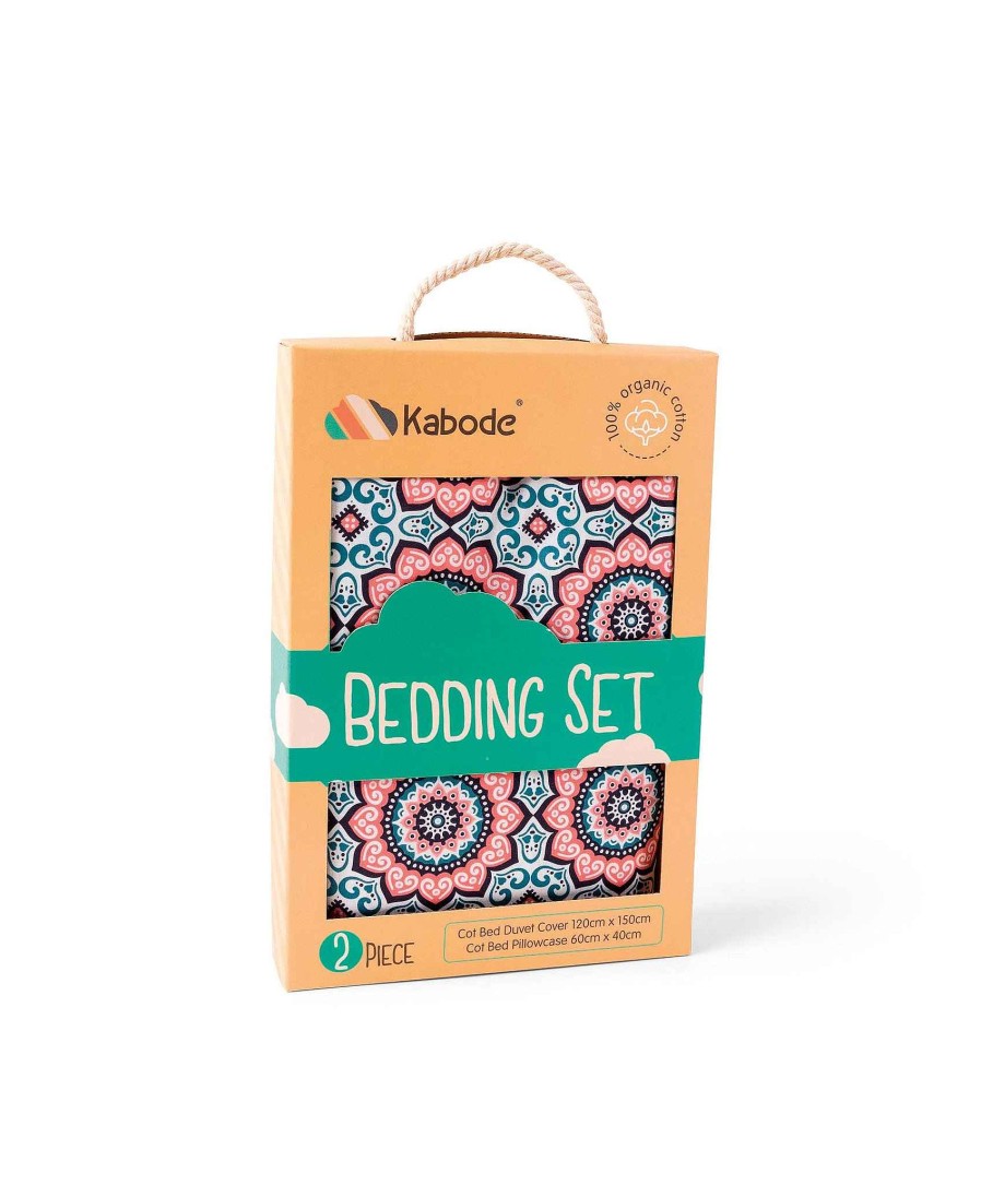 Nursery Kabode Baby Quilts | Kabode Organic Cotbed Duvet Cover & Pillowcase - Ankara Print