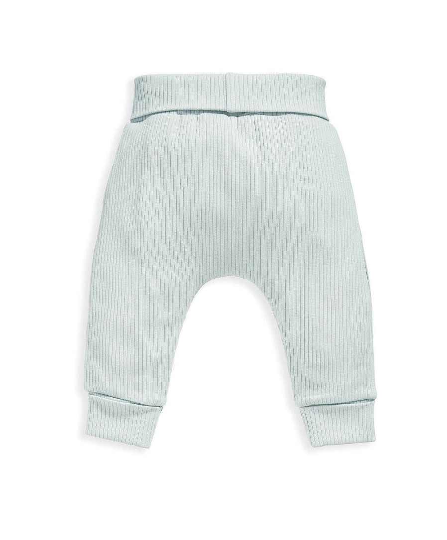 Toys & Gifts Mamas and Papas New Parent Gifts | Organic Cotton Ribbed Leggings - Blue