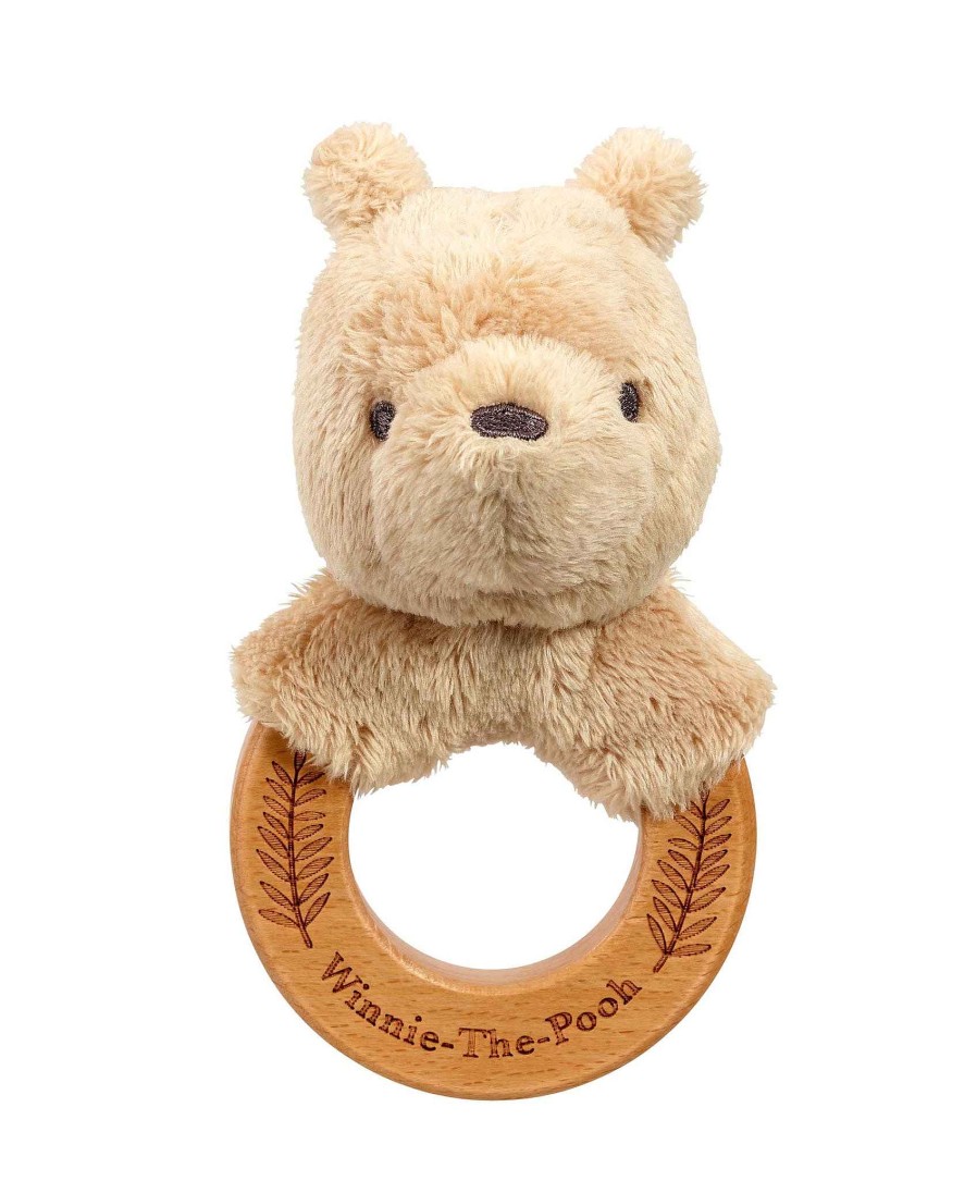 Christmas Rainbow Designs Christmas Stocking Fillers | Disney Classic Winnie The Pooh Always And Forever Wooden Ring Rattle