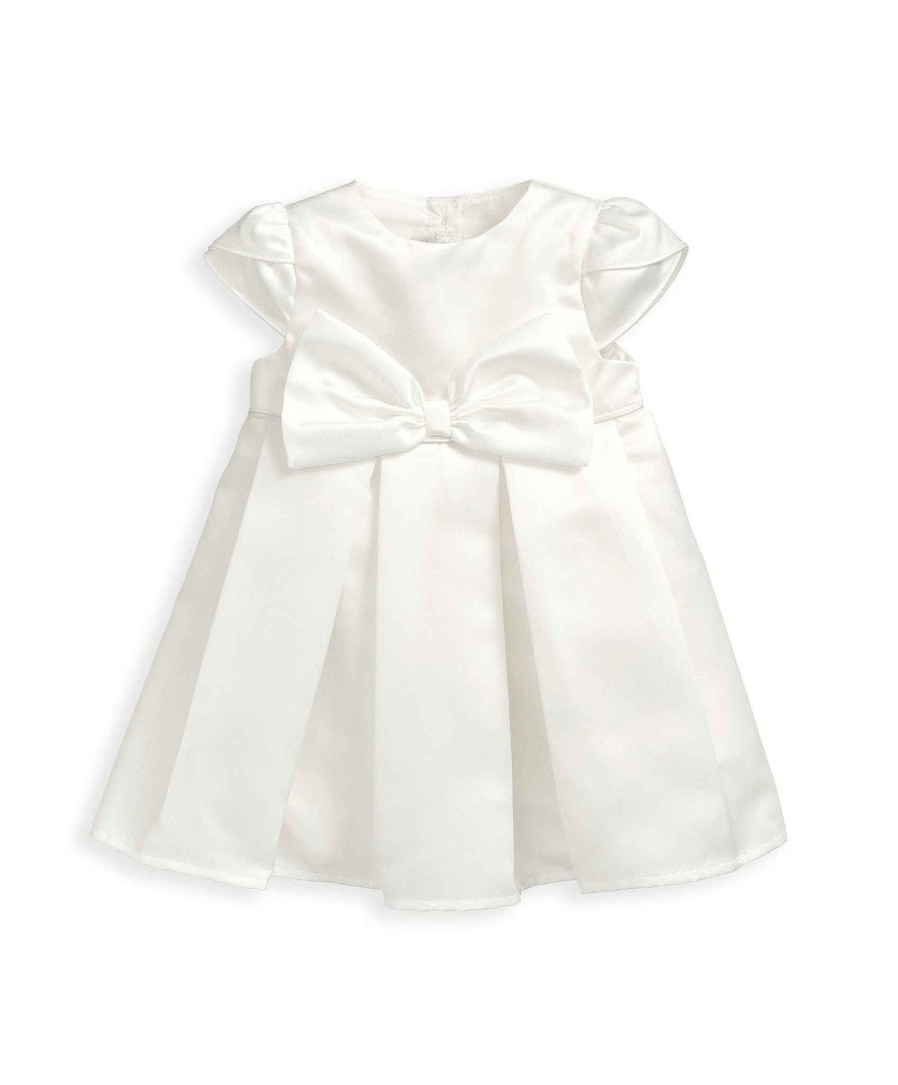 Christmas Mamas and Papas Christmas Partywear | Bow Dress - White