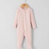 Toys & Gifts Mamas and Papas Baby Shower Gifts | Pink Ribbed Zip Sleepsuit