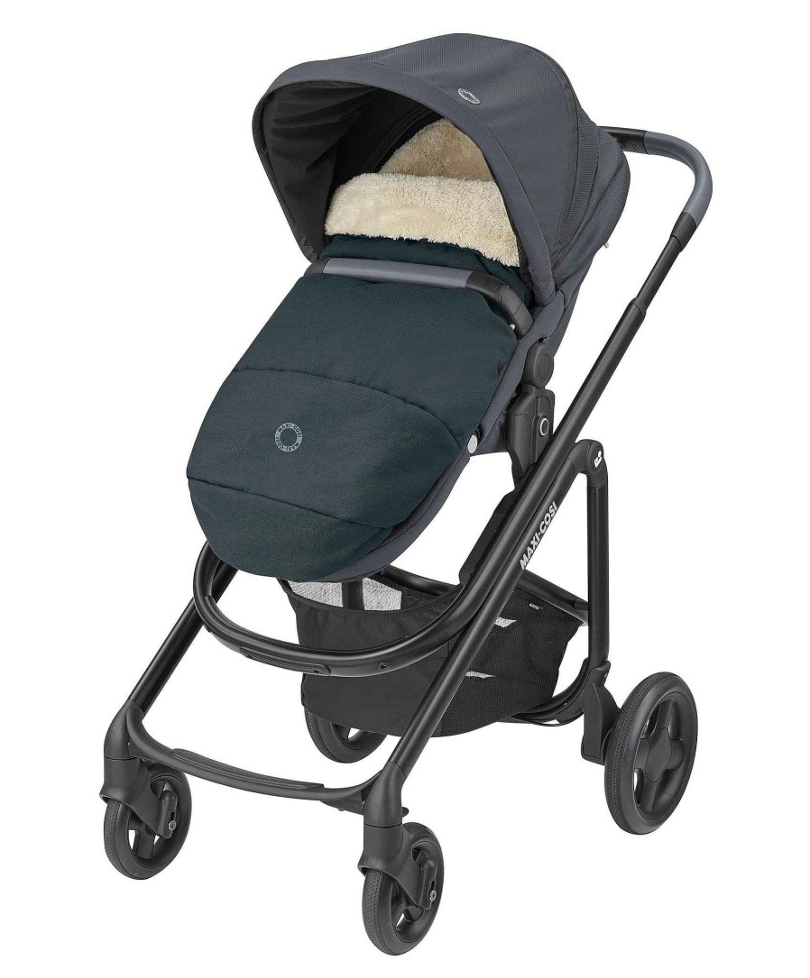 Pushchairs Maxi Cosi Pushchair Accessories | Maxi-Cosi 2-In-1 Footmuff In Essential Graphite