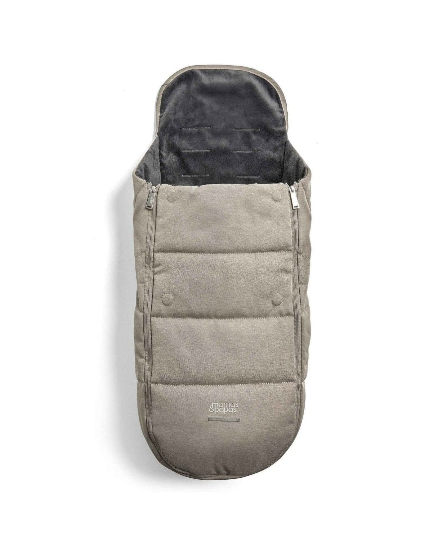 Pushchairs Mamas and Papas Summer Travel Essentials | Airo Footmuff - Greige