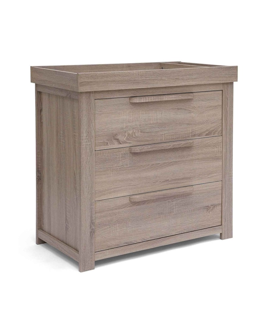 Nursery Mamas and Papas Baby Dressers & Changers | Franklin 3 Drawer Dresser & Changing Unit - Grey Wash