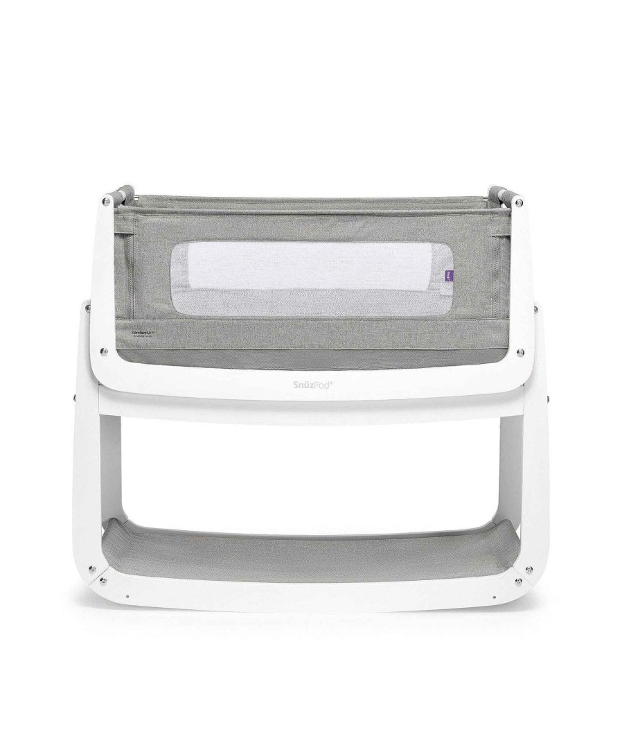 Furniture Snuz Grey Nursery Furniture | Snuzpod4 Bedside Crib Dusk