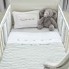 Nursery Mamas and Papas Elephant | Welcome To The World Quilt - Grey