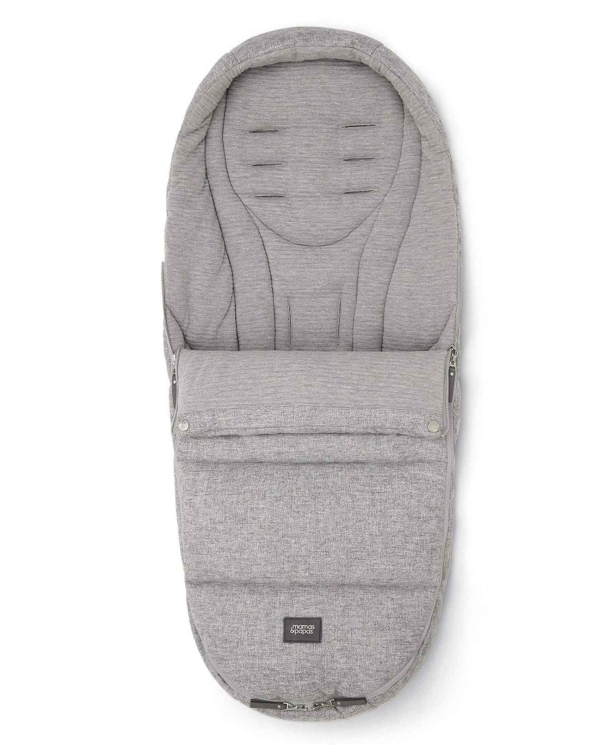 Pushchairs Mamas and Papas Pushchair Accessories | Cold Weather Footmuff - Skyline Grey