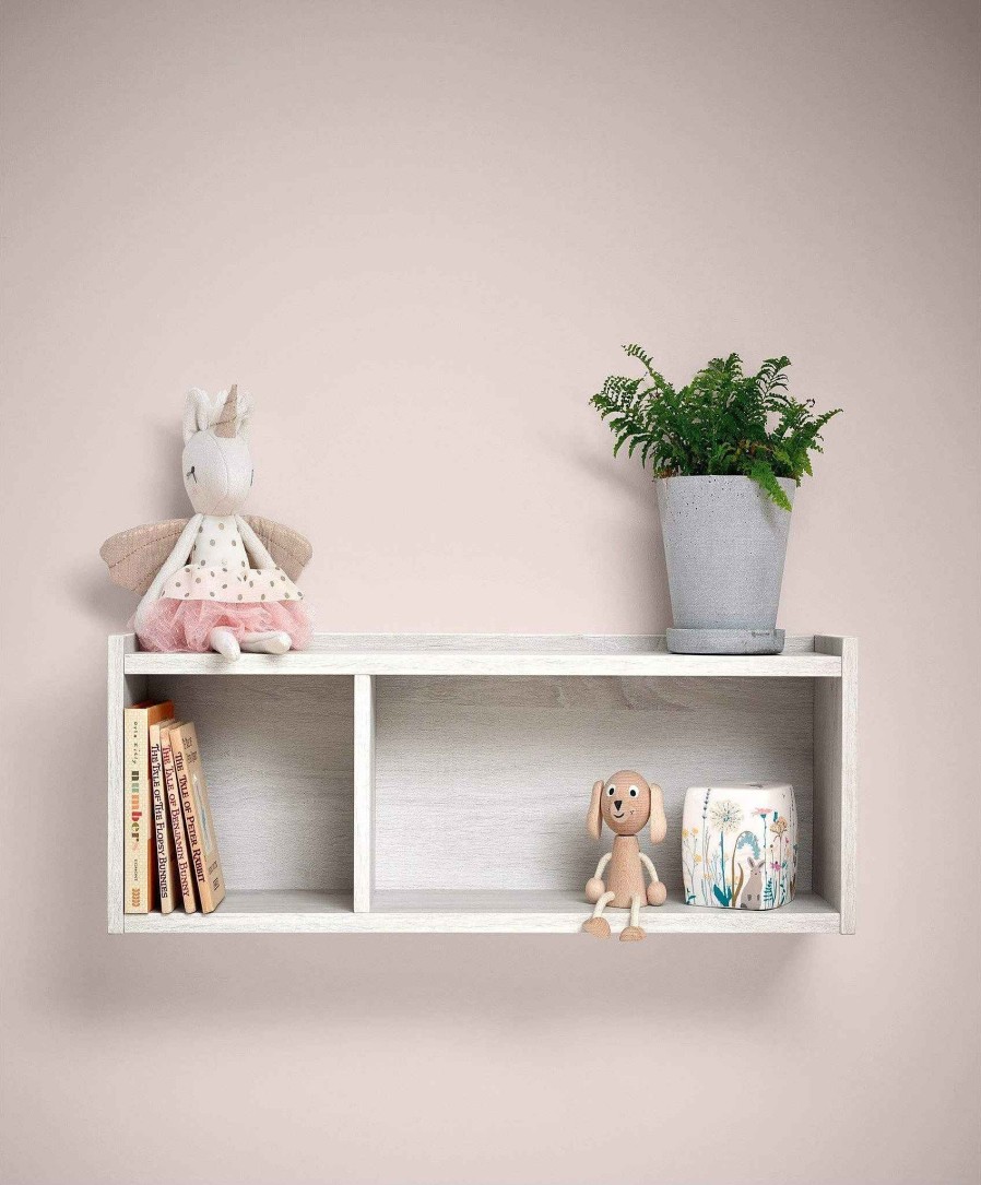 Furniture Mamas and Papas White Nursery Furniture | Atlas Nursery Shelf - Nimbus White