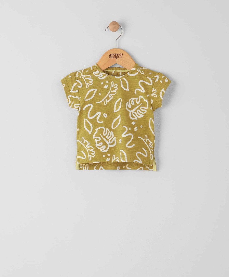 Clothing Mamas and Papas | Tropical Palm Print T-Shirt