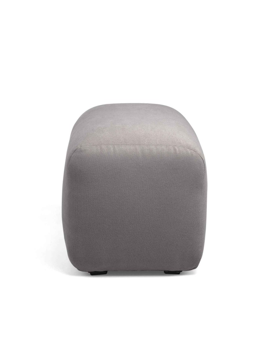 Furniture Mamas and Papas Grey Nursery Furniture | Royton Footstool Woven - Grey