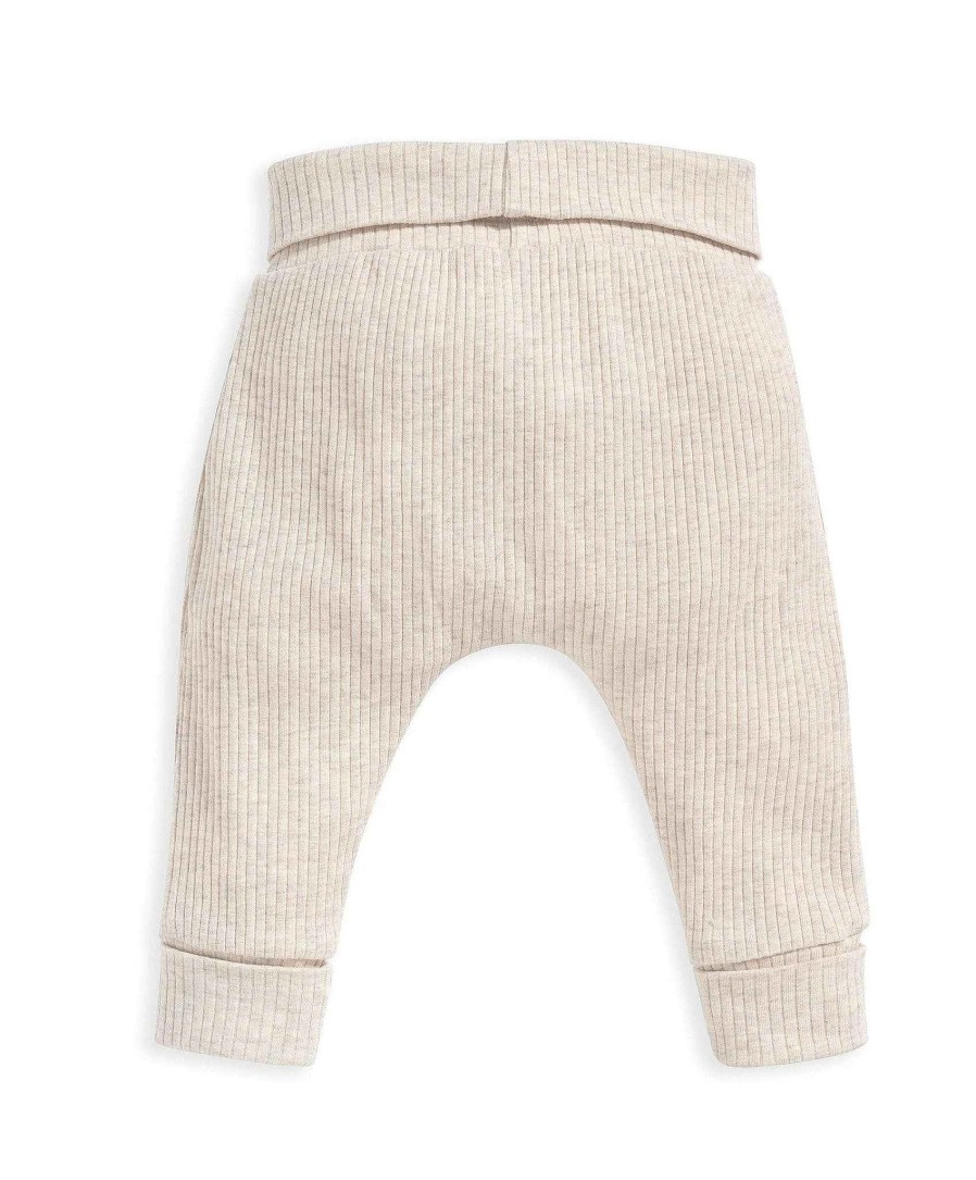 Clothing Mamas and Papas | Organic Cotton Ribbed Leggings - Oatmeal