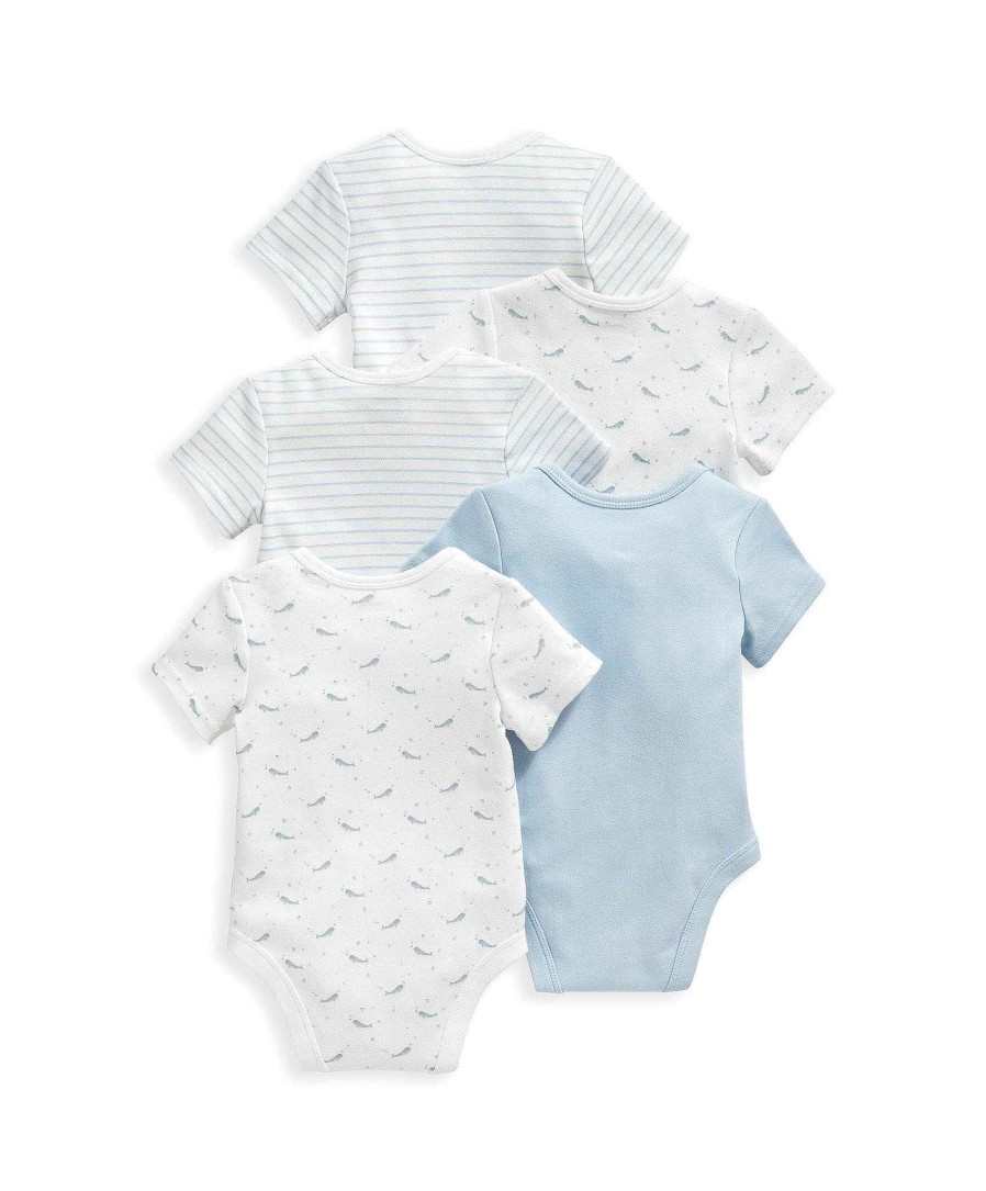 Clothing Mamas and Papas | Whale Bodysuits - 5 Pack