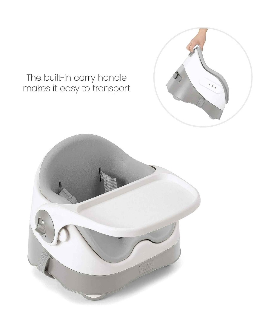 Baby Safety Mamas and Papas Baby Seating | Bud 2-In-1 Booster Seat Pebble Grey