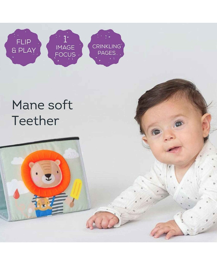 Toys & Gifts Taf Toys Activity Toys | Taf Toys - Savannah Adventures Tummy Time Book