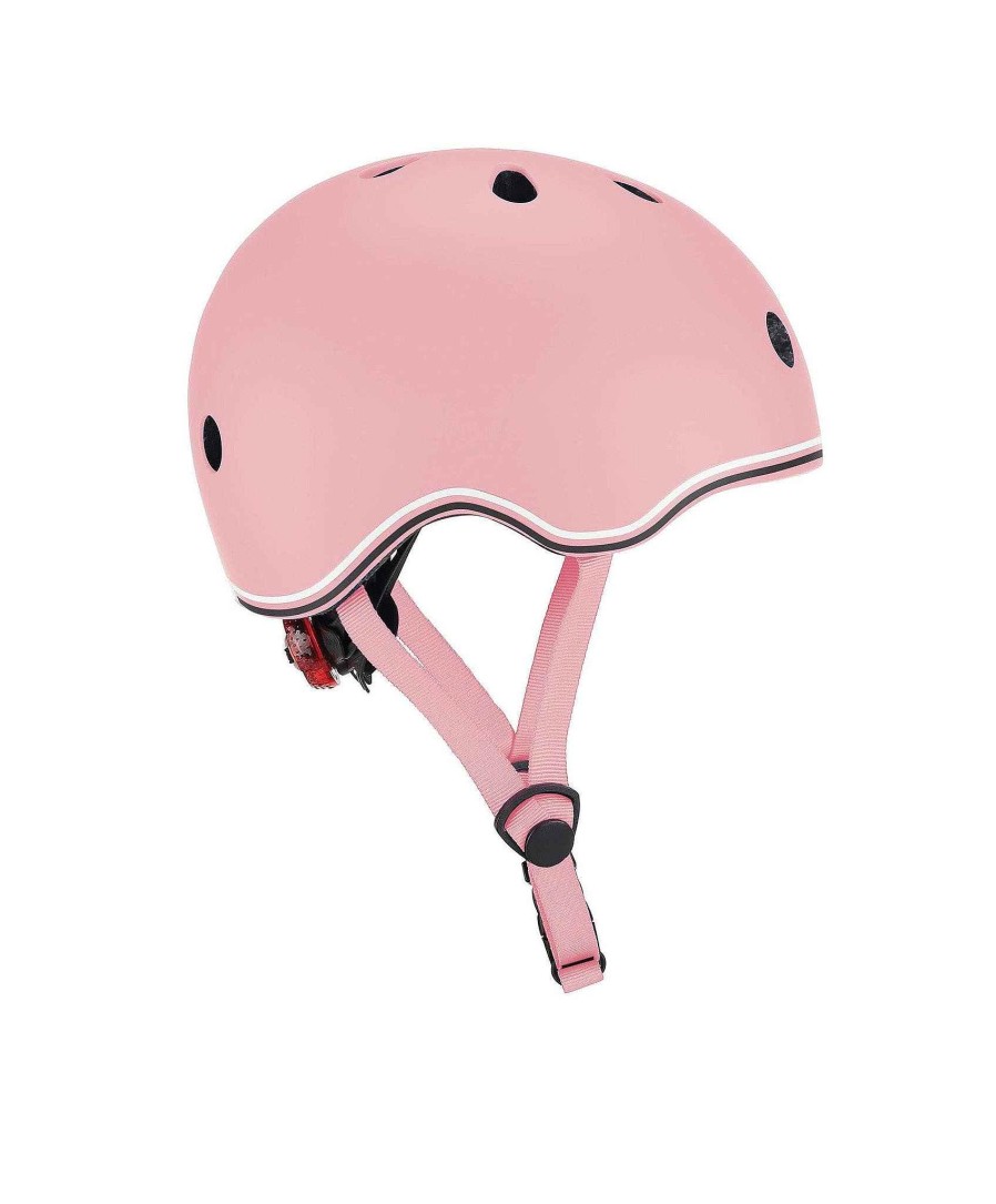 Toys & Gifts Globber Garden Toys | Globber Go-Up Lights Helmet - Pastel Pink