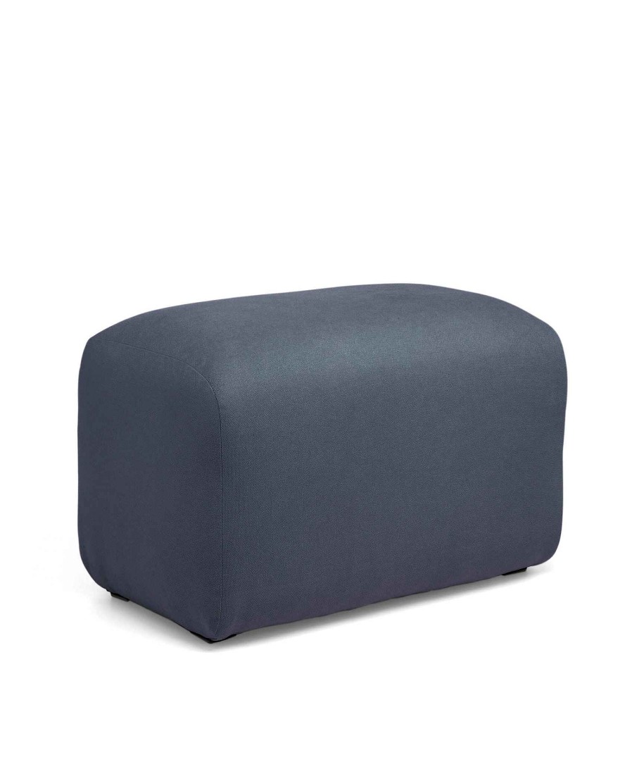 Furniture Mamas and Papas Nursing & Feeding Chairs | Royton Footstool Woven - Navy