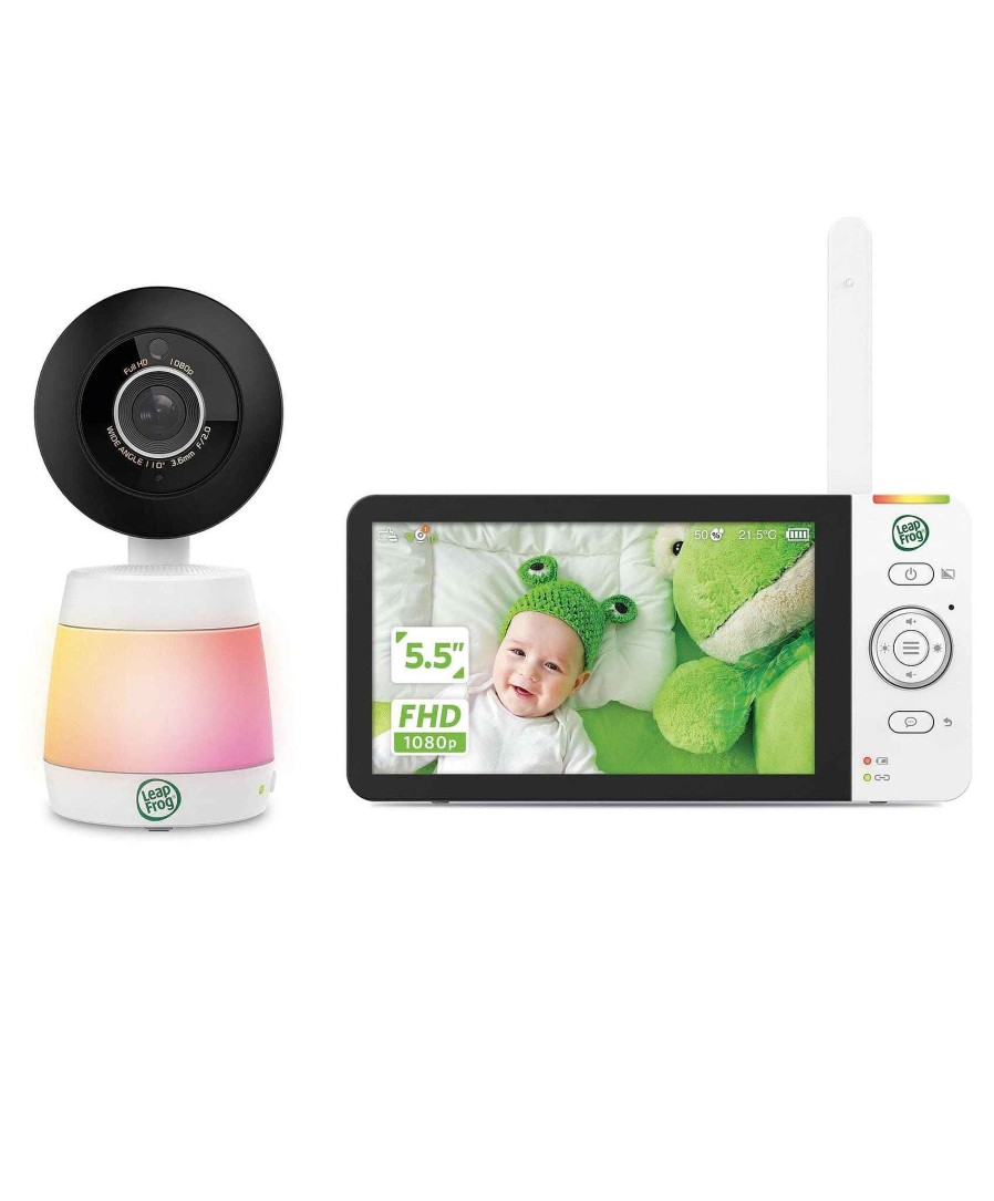 Nursery Leapfrog Baby Monitors | Leapfrog Lf2936Hd 5.5 1080P Touch Screen Smart Baby Monitor In White