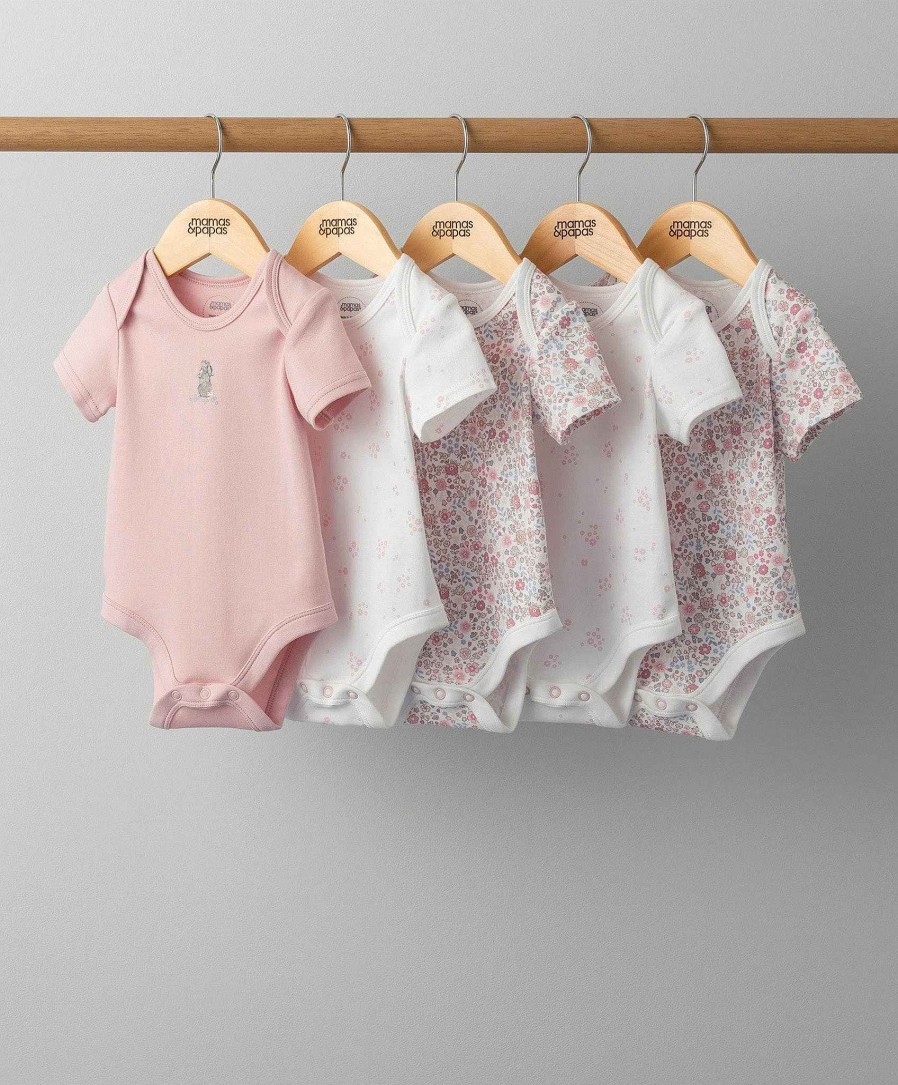 Clothing Mamas and Papas | Oh Darling Girl Bodysuits - 5 Pack