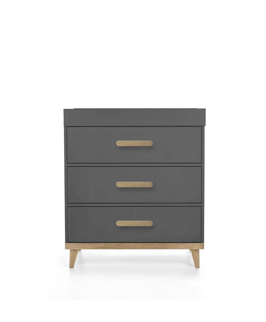 Nursery Mamas and Papas Baby Dressers & Changers | Austwick Dresser Changer In Anthracite