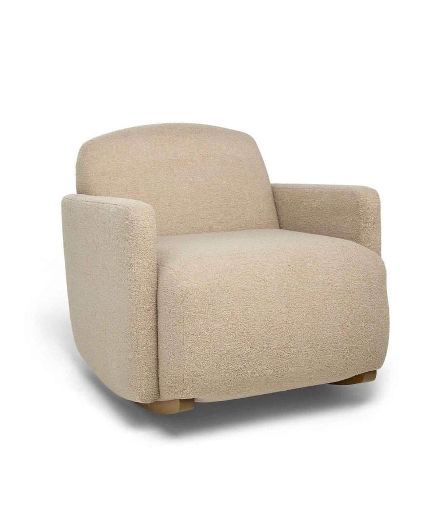 Nursery Mamas and Papas Nursing & Feeding Chairs | Royton Nursing Chair Set In Boucle - Oatmeal