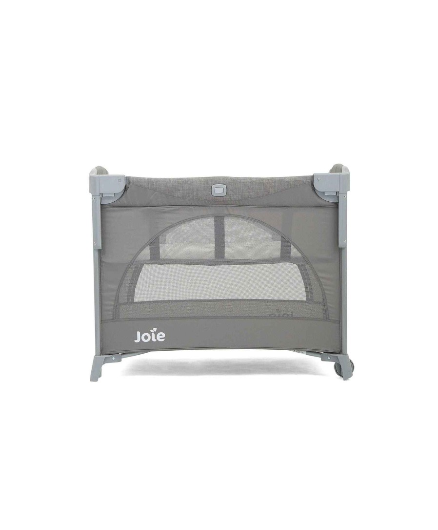 Pushchairs Joie Travel Cots | Joie Kubbie Sleep Travel Cot - Foggy Grey