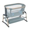 Furniture Maxi Cosi Grey Nursery Furniture | Maxi-Cosi Iora Air Bedside Crib - Beyond Grey