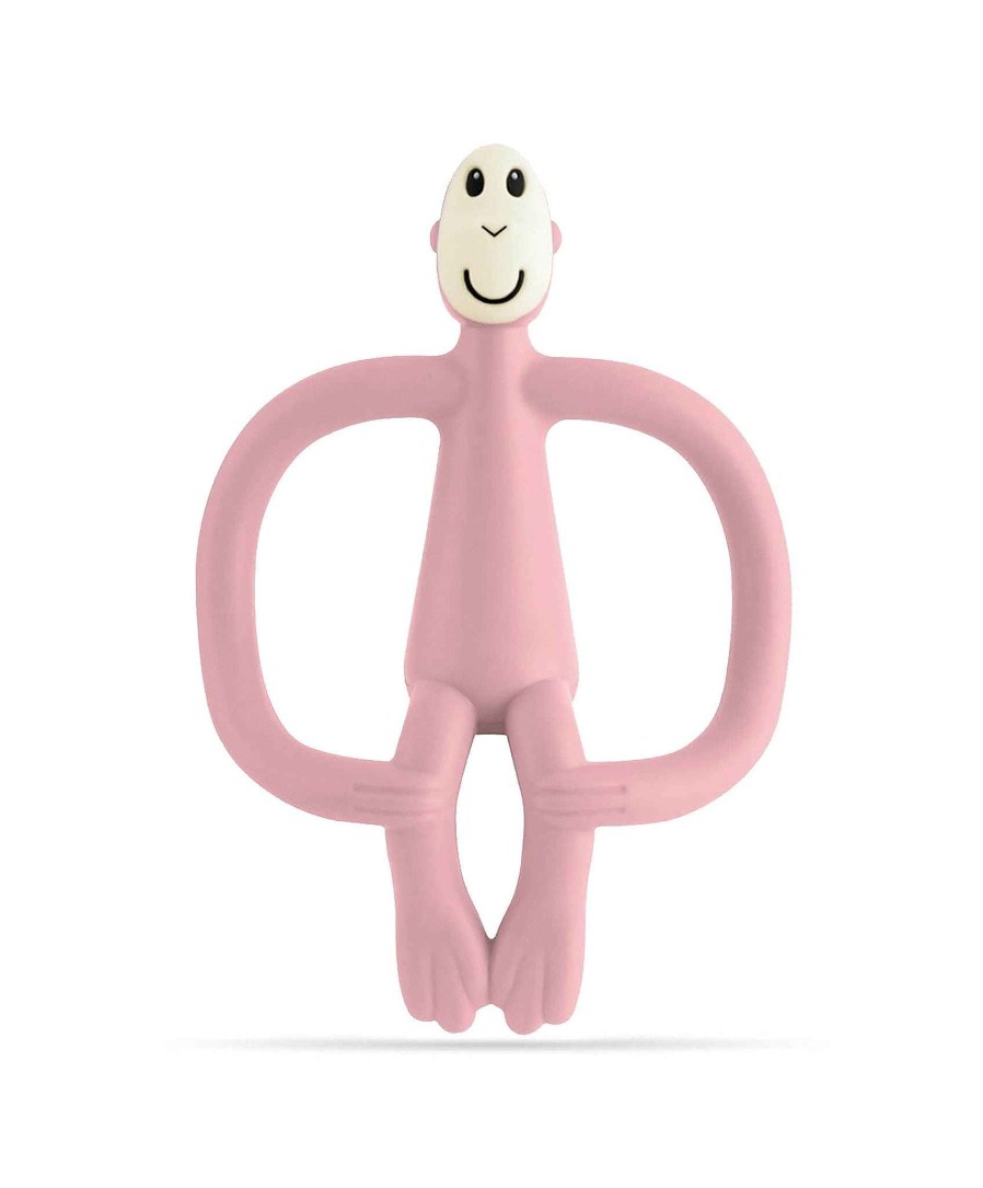 Toys & Gifts Matchstick MonWholesale Teething Toys & Baby Comforters | Matchstick Monkey Original Teething Toy In Dusty Pink