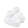 Clothing Mamas and Papas | Hello World Baby Booties - White