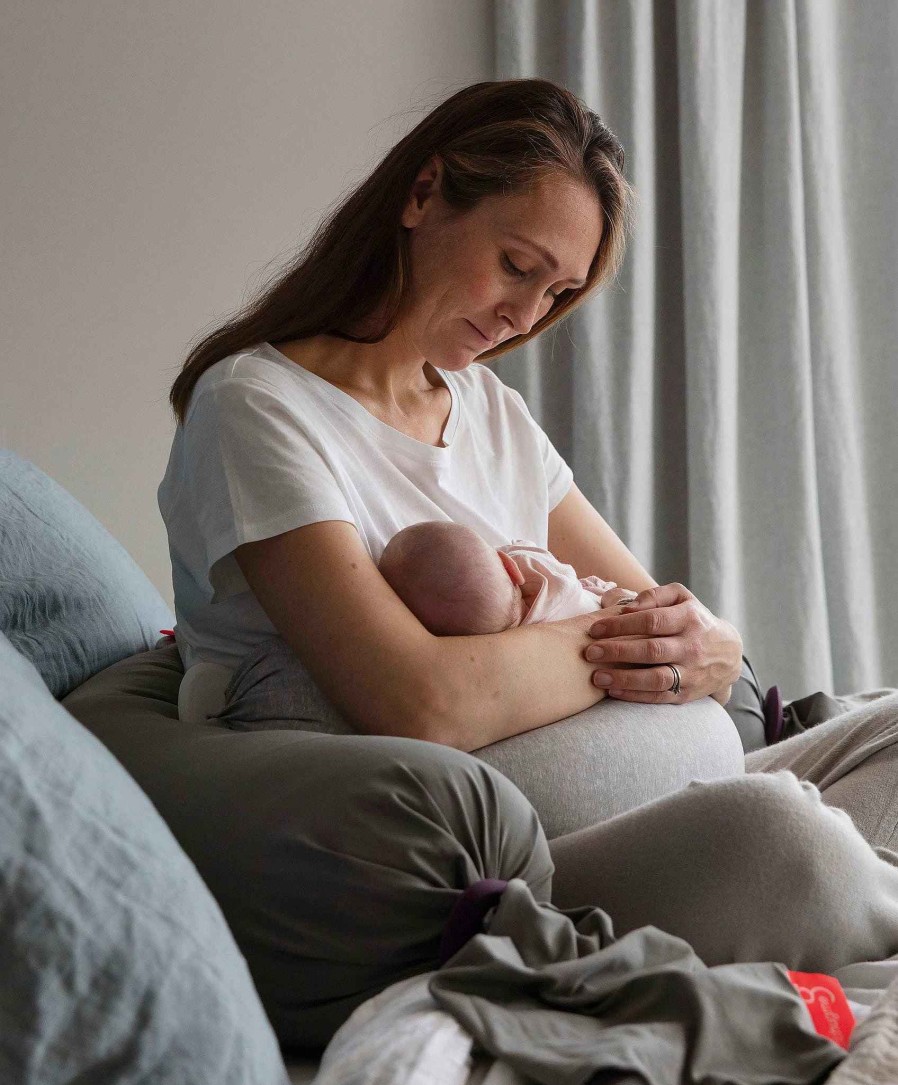 Feeding & Weaning bbhugme Pregnancy & Feeding Pillows | Bbhugme™ Nursing Pillow - Grey Melange